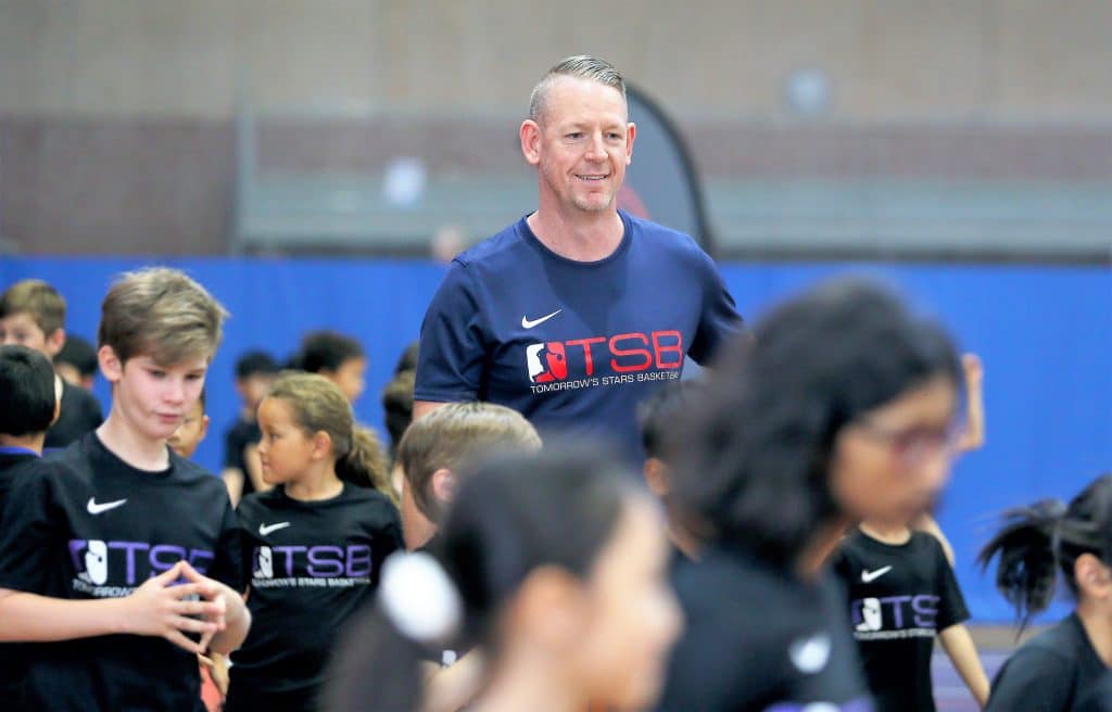 Brett Rainbow Basketball training camp